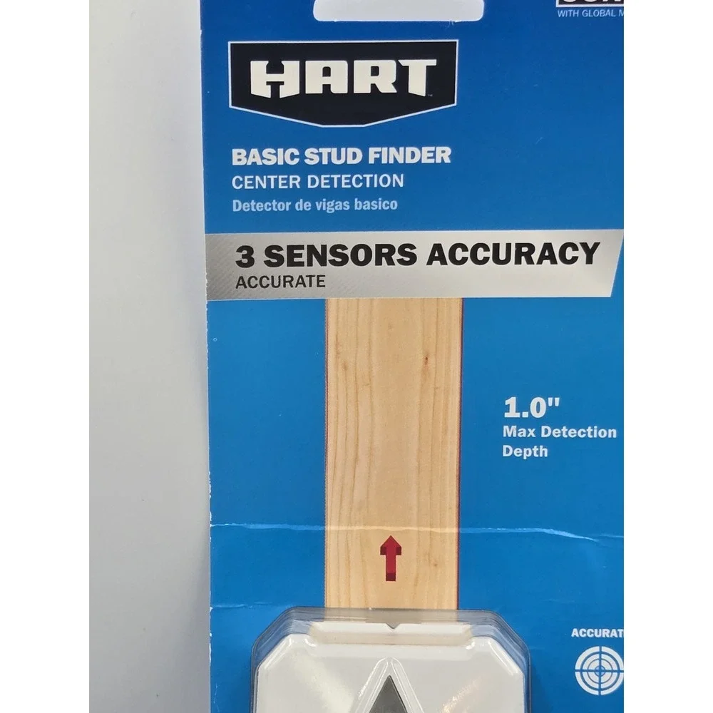 Hart Basic Stud Finder Center Detection 3 Sensors Accuracy Hart1BAS 1